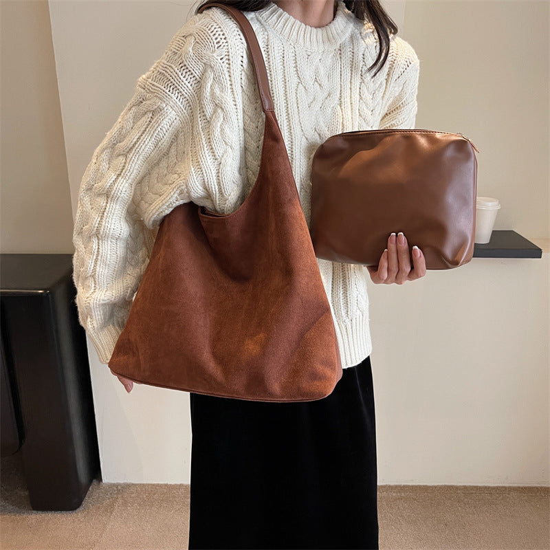 Lyrio | Suede Tote Bag