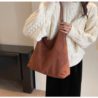 Lyrio | Suede Tote Bag