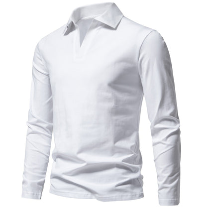 Lyrio | Elegant poloshirt met lange mouwen