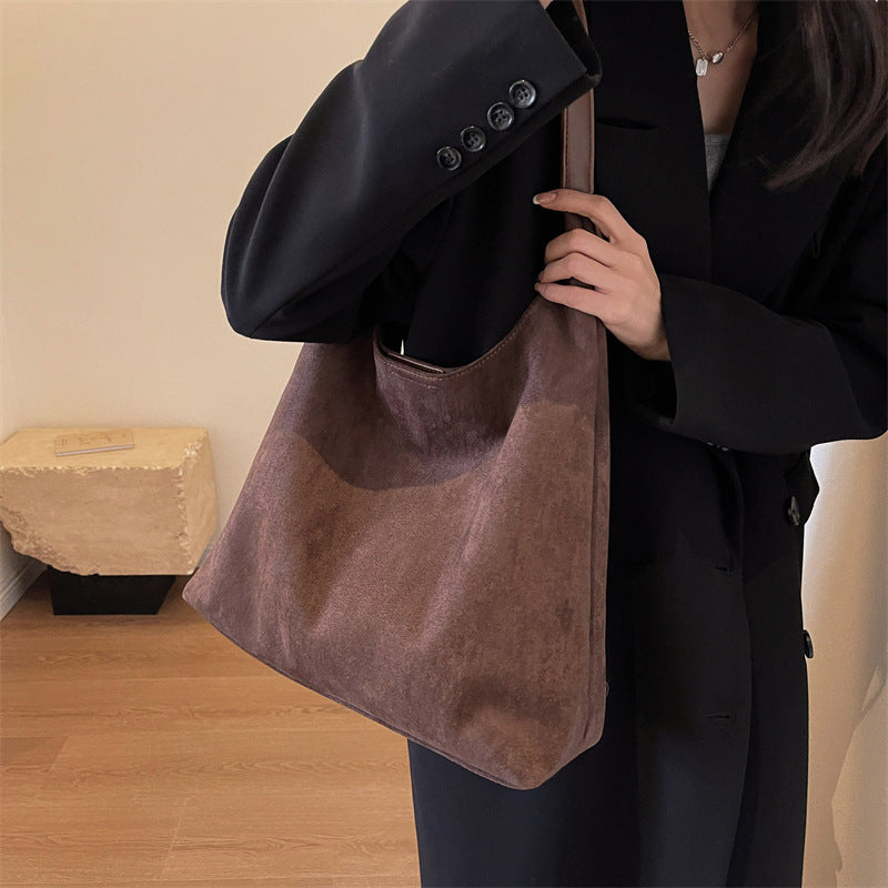 Lyrio | Suede Tote Bag