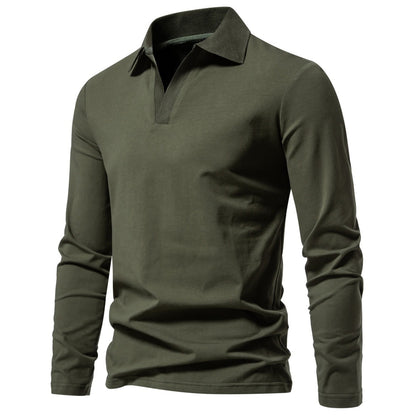 Lyrio | Elegant poloshirt met lange mouwen