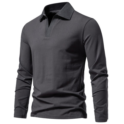 Lyrio | Elegant poloshirt met lange mouwen